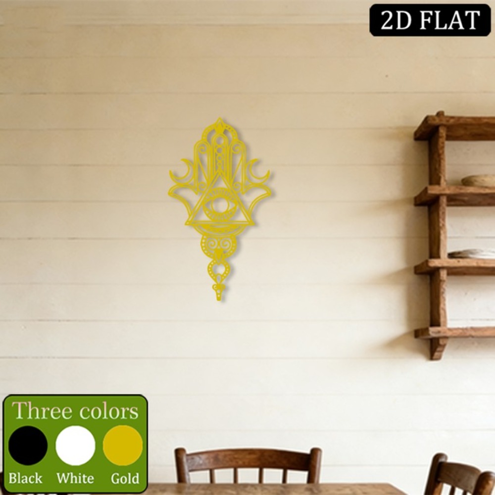 Home & Bathroom Building Products Pte Ltd Photos - CIFBUY Metal Wall Art Hamsa Evil
