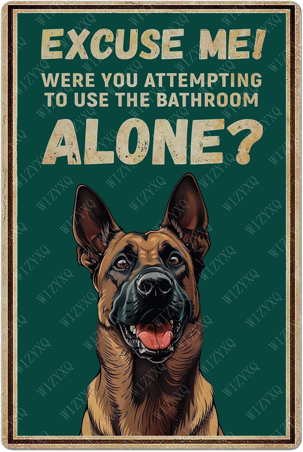 Home Alone Bathroom - Tin Signs Excuse Me Were You