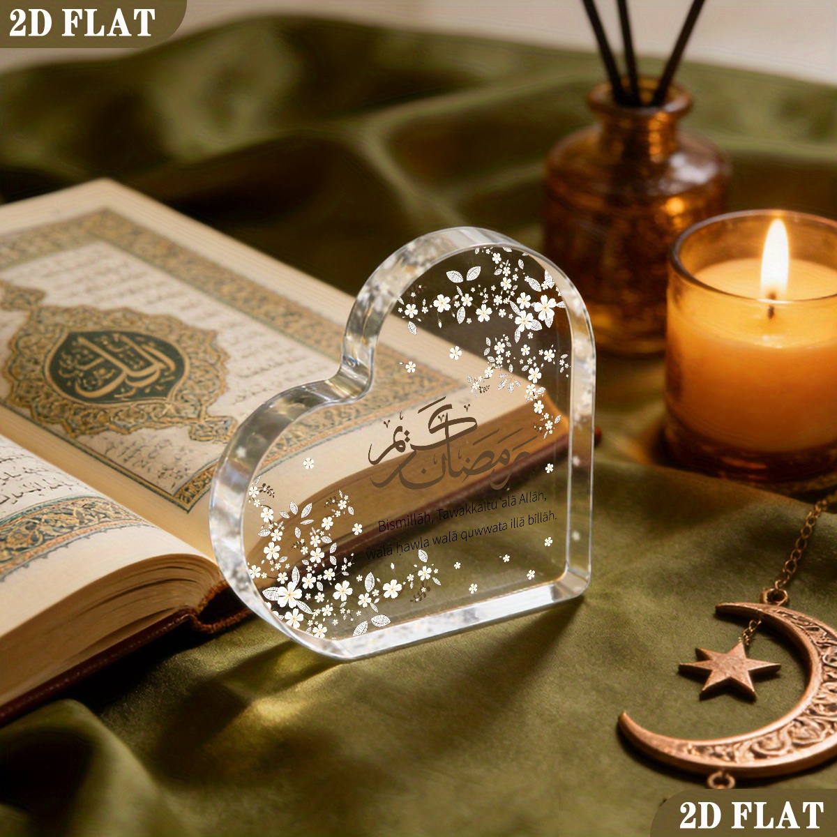 Home & Bathroom Building Products Pte Ltd Photos - CIFBUY Acrylic Plaque 2D Flat Heart