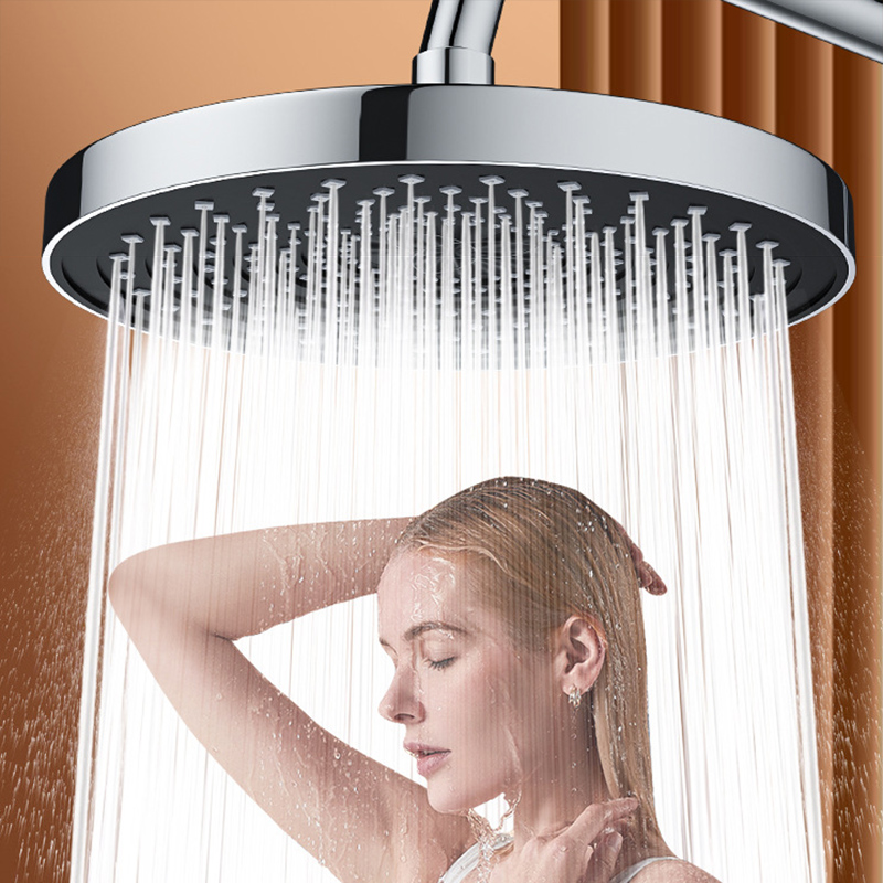 Home Bathroom Taps - Large Flow Rainfall Shower Head 25cm