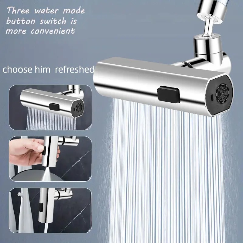 New 3 Modes Kitchen Faucet Uni - Home Bathroom Taps ulasan dan harga