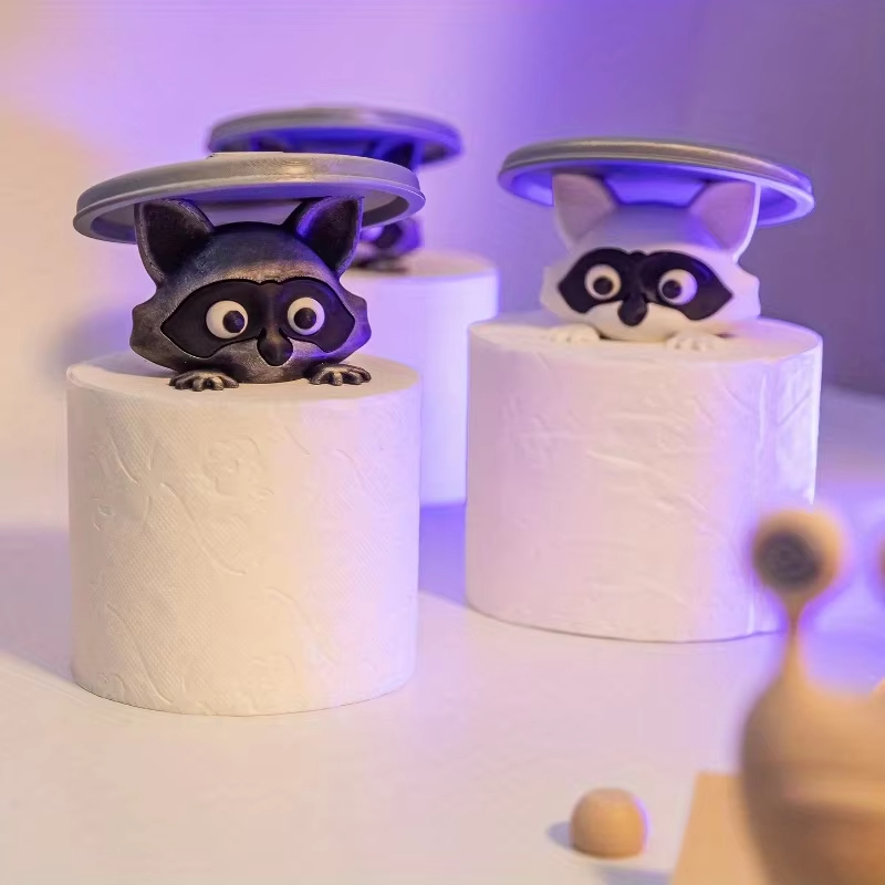 Cute Raccoon Toilet Paper Hold - Home Decor Bathroom Ideas ulasan dan harga