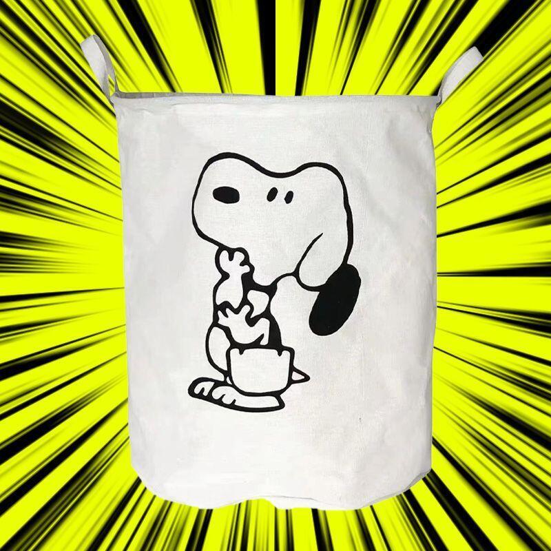 Snoopy Cotton Fabric Laundry H - Home Edit Bathroom Organizer ulasan dan harga