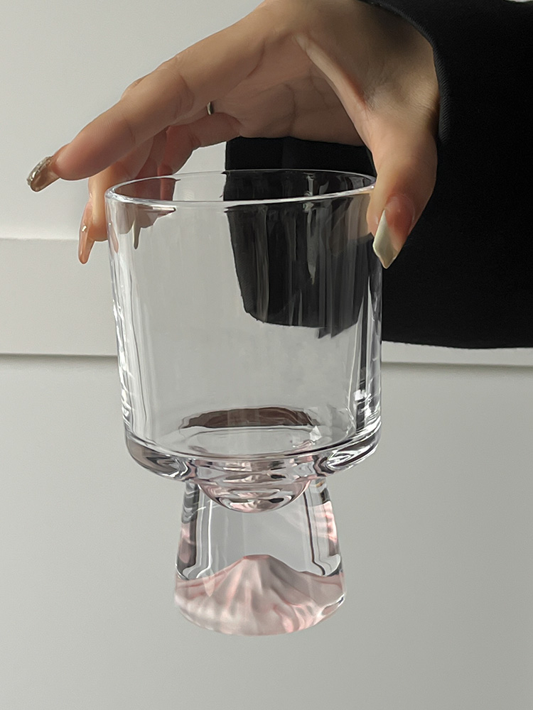 Pink Mountain Glass Cup Creati - Yamazaki Home Bathroom Storage ulasan dan harga