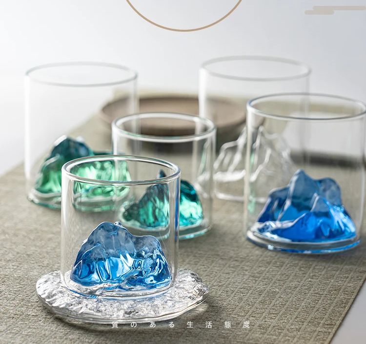 Corlor  Mountain Glass Transpa - Yamazaki Home Bathroom Storage ulasan dan harga
