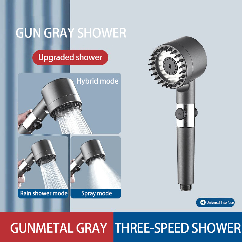 High-pressure Shower Head 3-mo - Home Bathroom Taps ulasan dan harga