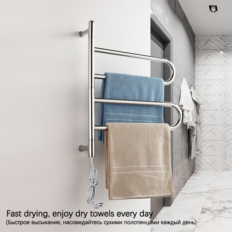 Hidden/Exposed Wire Bathroom T - Towel Warmer Electric ulasan dan harga