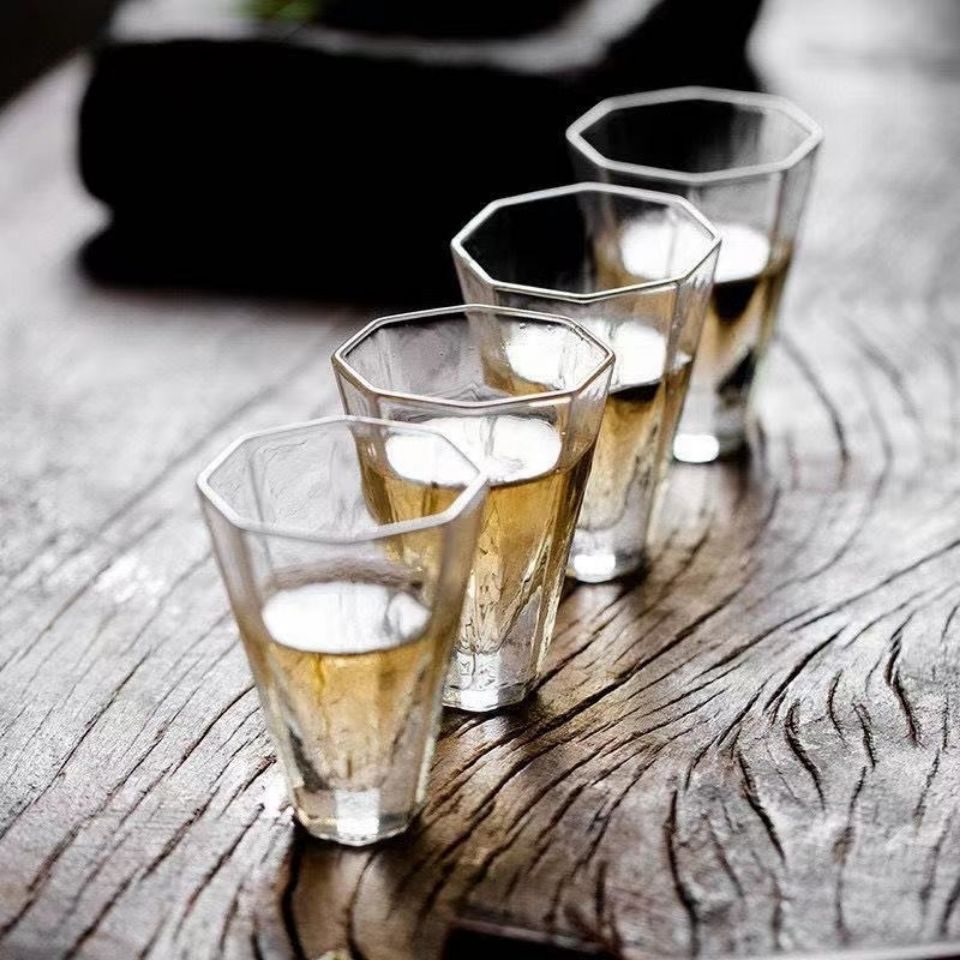 Japanese Style Glass Tea Cup , - Yamazaki Home Bathroom Storage ulasan dan harga