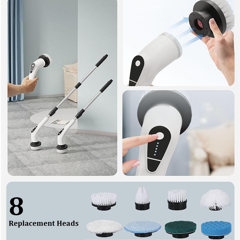 Cordless Spin Scrubber Electri - Home Bathroom Cleaning Machine ulasan dan harga