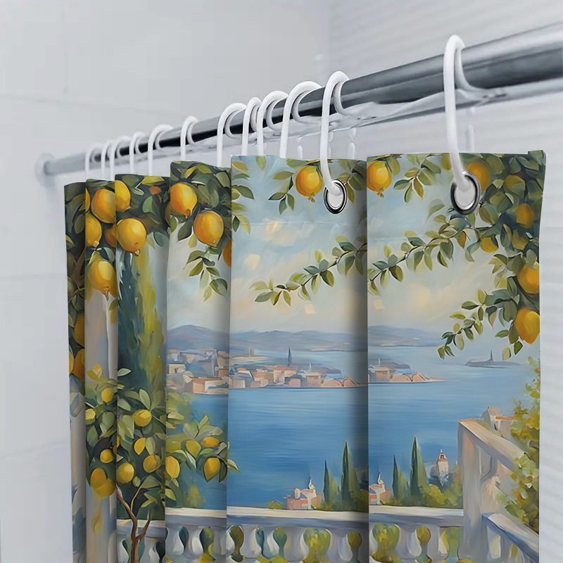 Mediterranean Lemon Garden Sho - Home Decor Bathroom Ideas ulasan dan harga