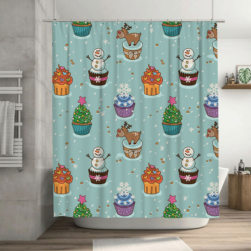 TU Charming Christmas Shower C - Home Decor Bathroom Ideas ulasan dan harga