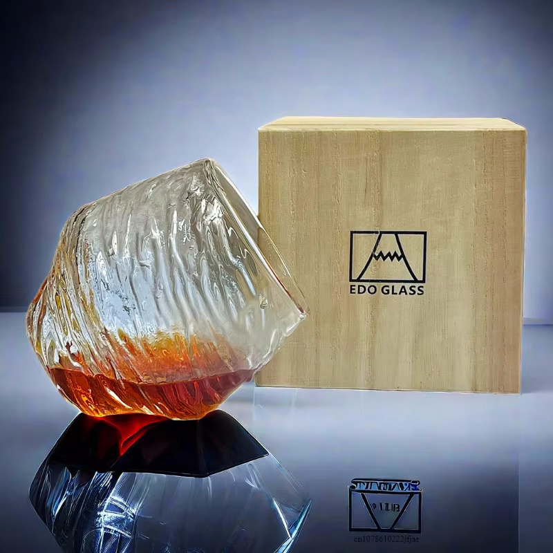 Japan 3D Mountain Whiskey Glas - Yamazaki Home Bathroom Storage ulasan dan harga
