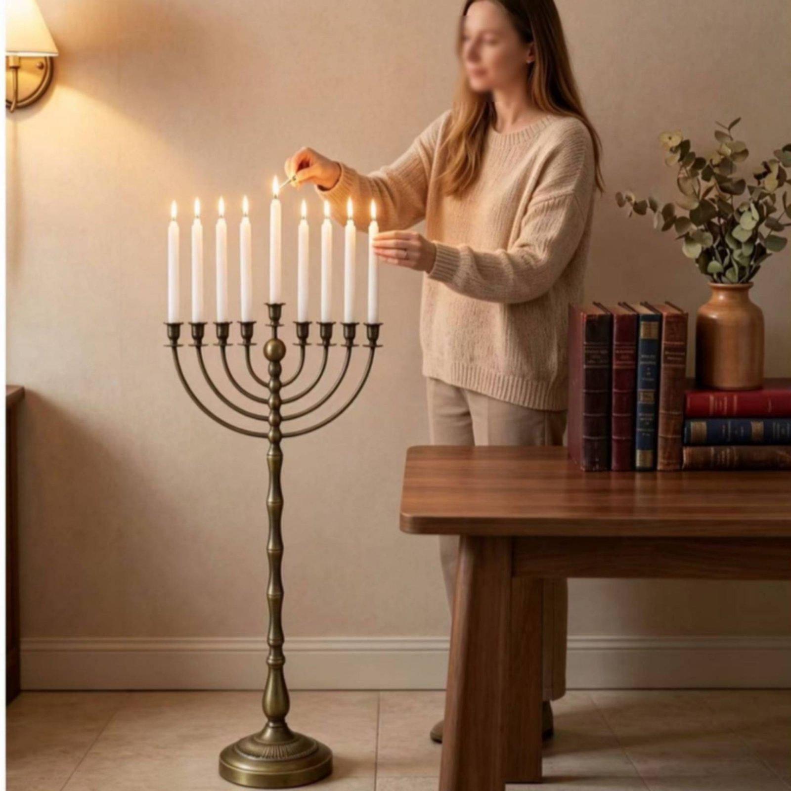 Antique Bronze Menorah Stand M - Home & Bathroom Building Products Pte Ltd Photos ulasan dan harga