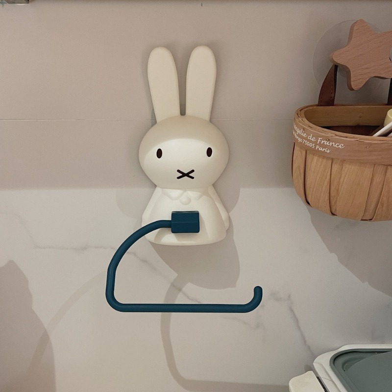 Kawaii Miffy Toilet Paper Rack - Home Edit Bathroom Organizer ulasan dan harga
