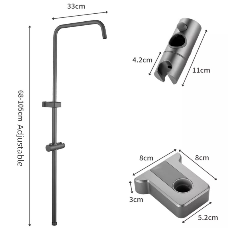 Stainless Steel Shower Adapter - Home Bathroom Taps ulasan dan harga