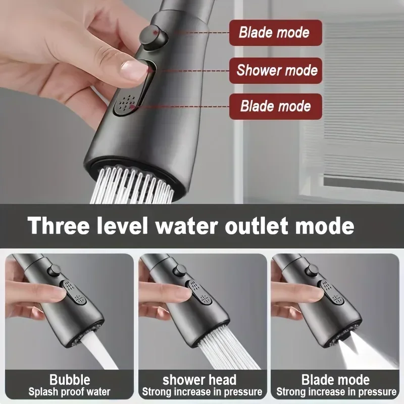 Faucet Extender Metal Three Mo - Home Bathroom Taps ulasan dan harga