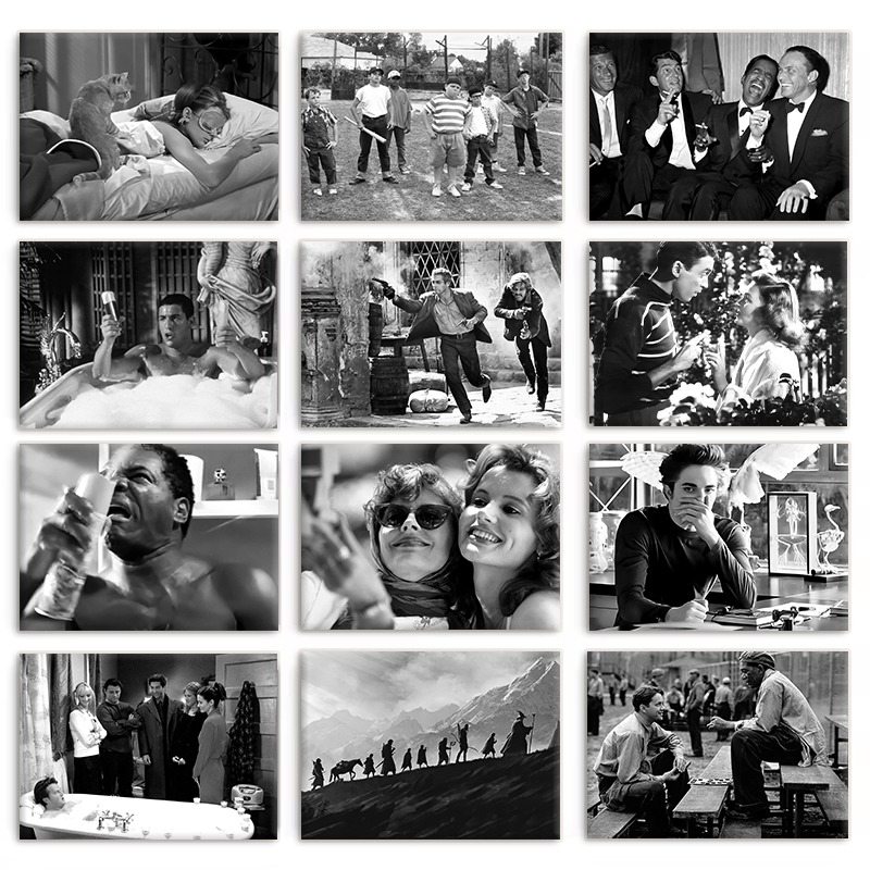 Black and White Classic Movie  - Home Movie Bathroom Scene ulasan dan harga