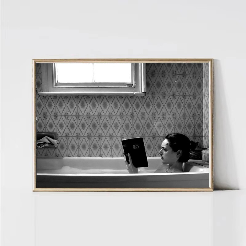 Black and White Classic Movie  - Home Movie Bathroom Scene ulasan dan harga
