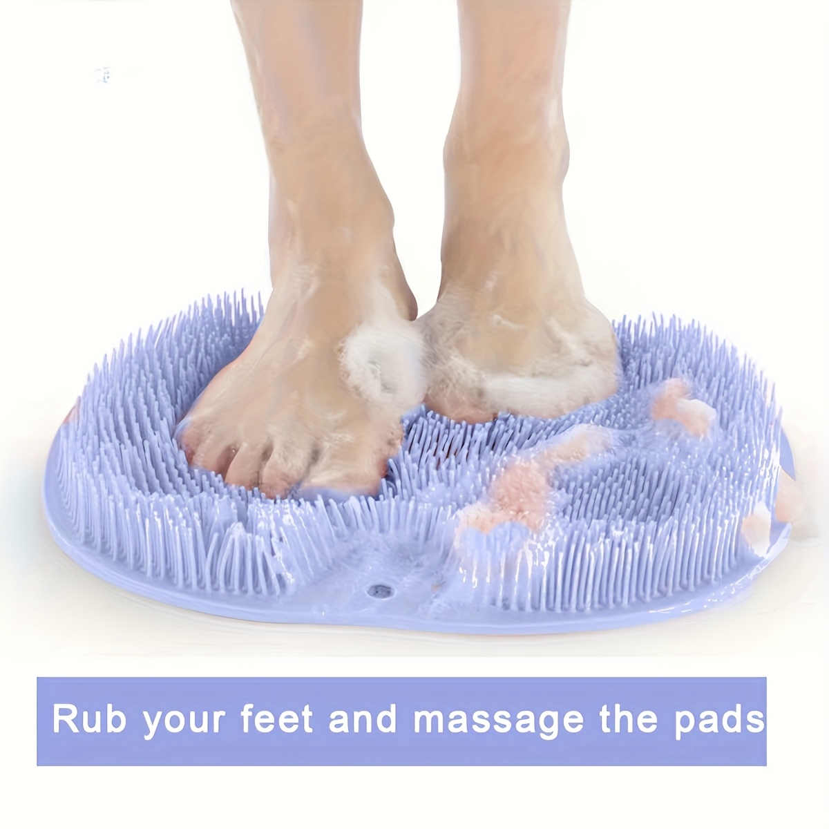 Anti-slip Shower Foot Scrubber - Home Bathroom Cleaning Machine ulasan dan harga
