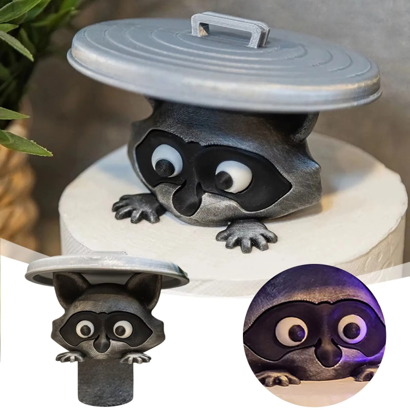 Cute Raccoon Toilet Paper Hold - Home Decor Bathroom Ideas ulasan dan harga