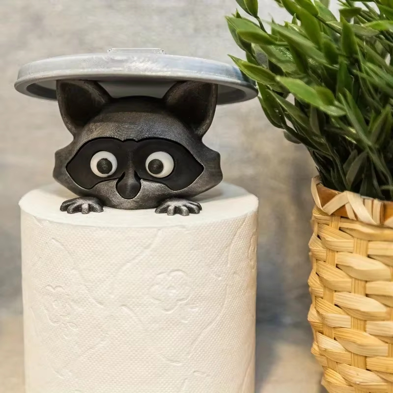 Cute Raccoon Toilet Paper Hold - Home Decor Bathroom Ideas ulasan dan harga